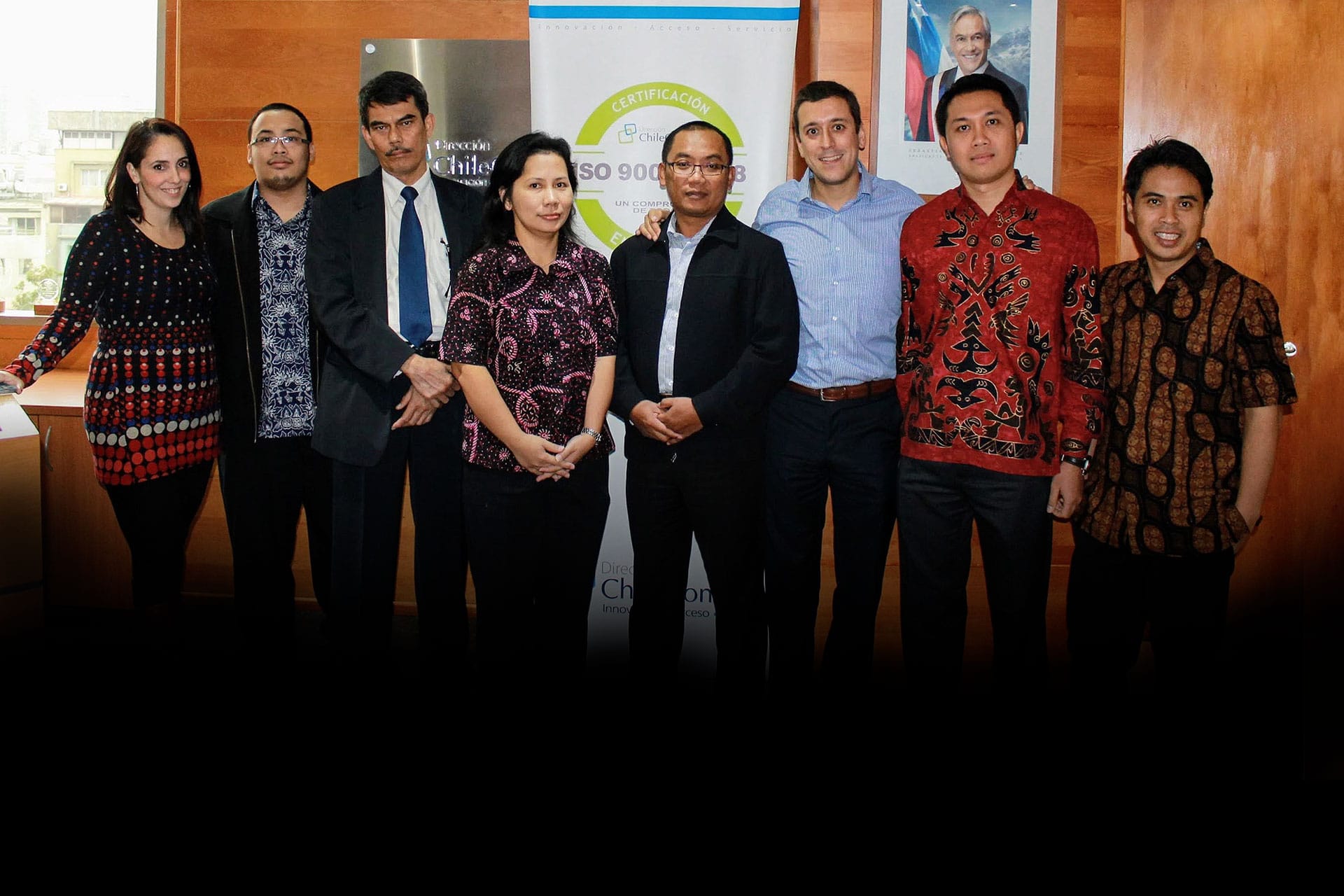 Consecutive interpretation for a delegation from the Indonesian Government, during their meeting with Chilecompra, Chile