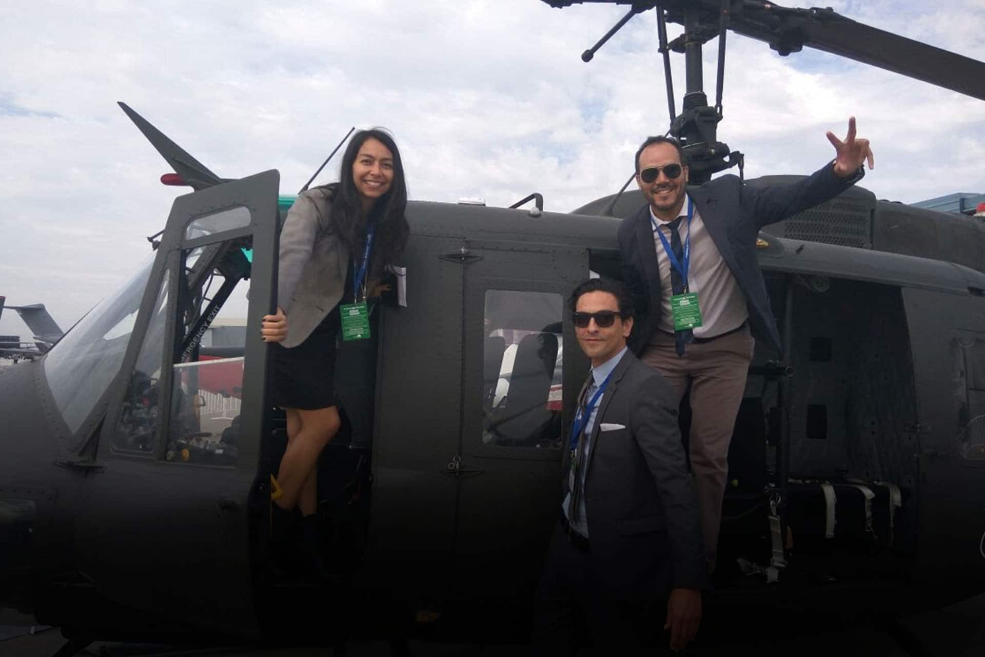 Simultaneous and consecutive interpretation - FIDAE (International Air and Space Fair). Client: Chilean Air Force.